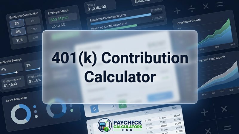 401(k) Contribution Calculator