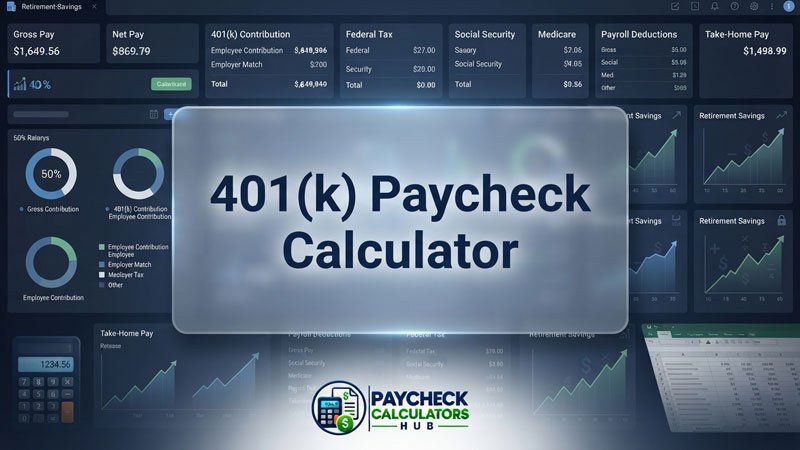 401(k) Paycheck Calculator