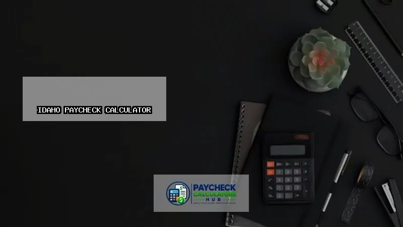 Idaho Paycheck Calculator-fi